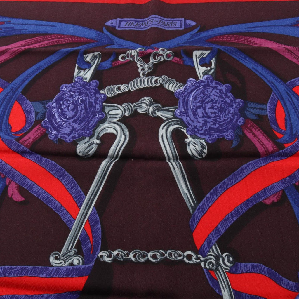 Hermes Scarf Carre Geant 140 la Mors a la Conetable Silk — view 6