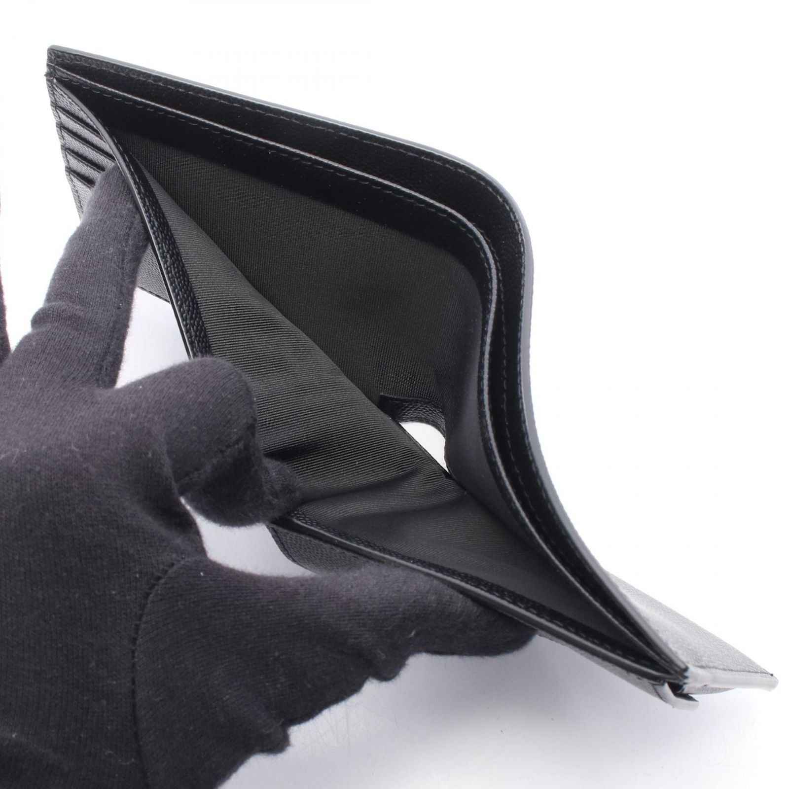 Saint Laurent Paris Bifold Wallet East Waist Leather — view 6