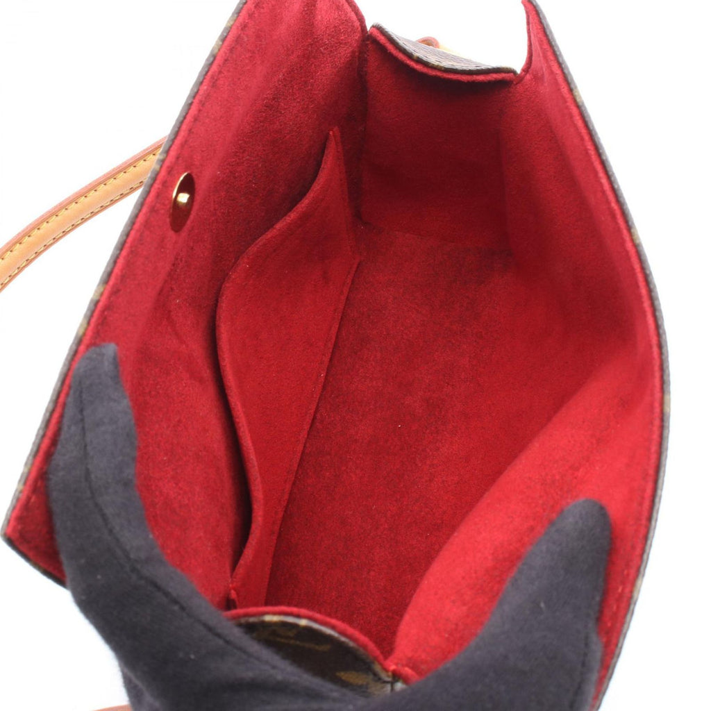 Louis Vuitton Handbag Monogram Canvas Leather — view 3