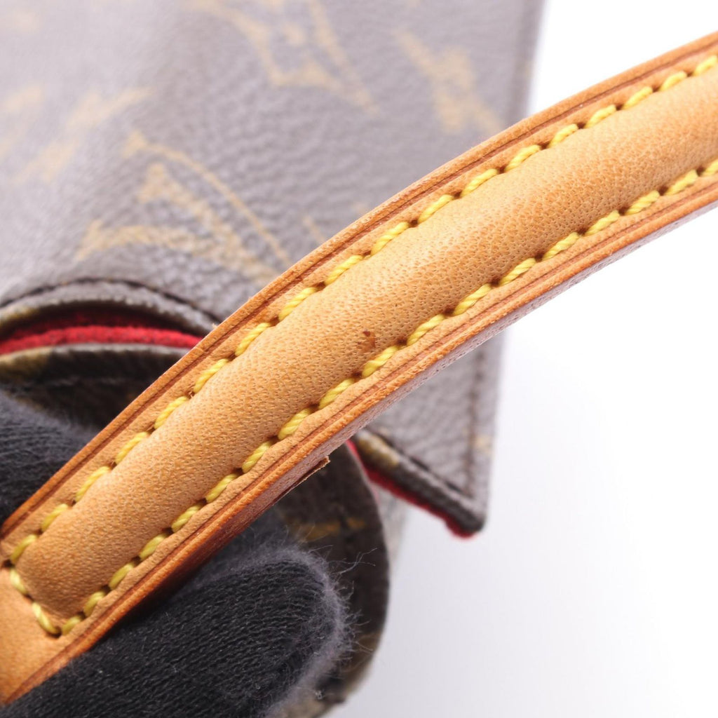 Louis Vuitton Handbag Monogram Canvas Leather — view 8