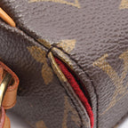 Louis Vuitton Handbag Monogram Canvas Leather — view 9