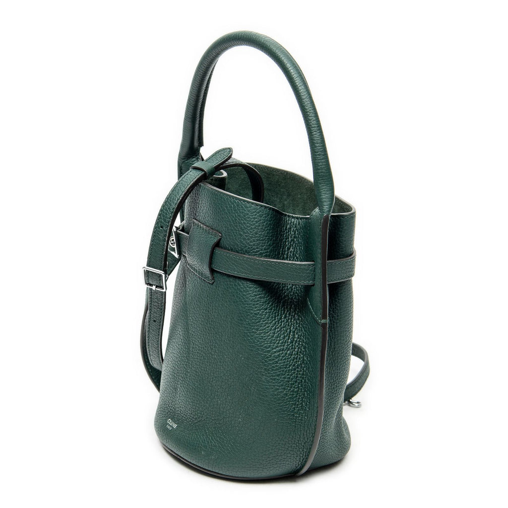 Celine Nano Big Bag Bucket Green Grain Calf Skin Leather — view 2