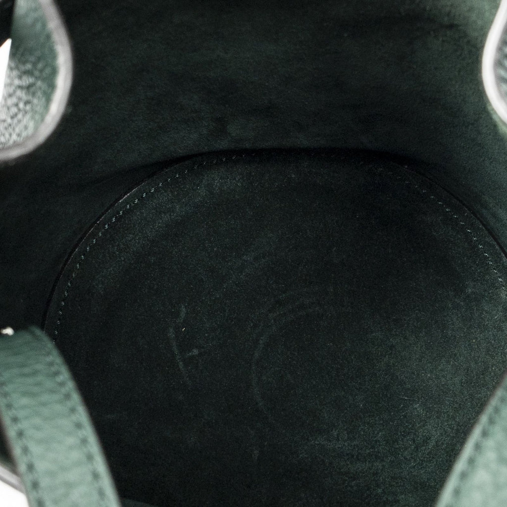 Celine Nano Big Bag Bucket Green Grain Calf Skin Leather — view 9
