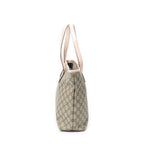 Gucci Zip Shopping Tote Beige Pink Supreme Canvas — view 3