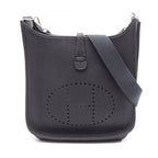 Hermes Shoulder Bag Evelyne 1 PM Blue Indigo Leather