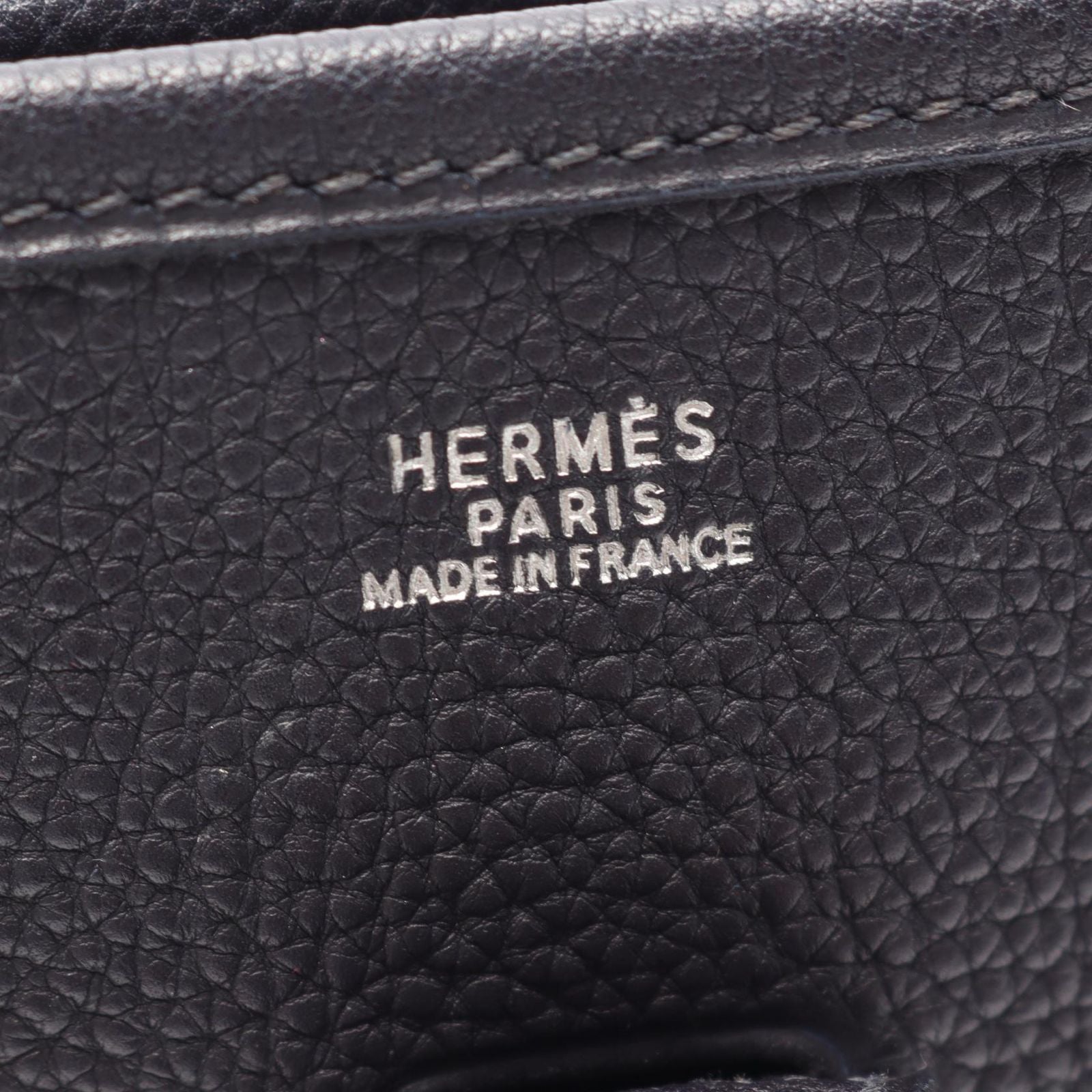Hermes Shoulder Bag Evelyne 1 PM Blue Indigo Leather — view 4