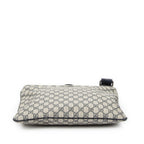 Gucci Large Square Zip Messenger Gray Navy Supreme Canvas — view 6