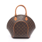 Louis Vuitton Handbag Ellipse MM Monogram Canvas Leather