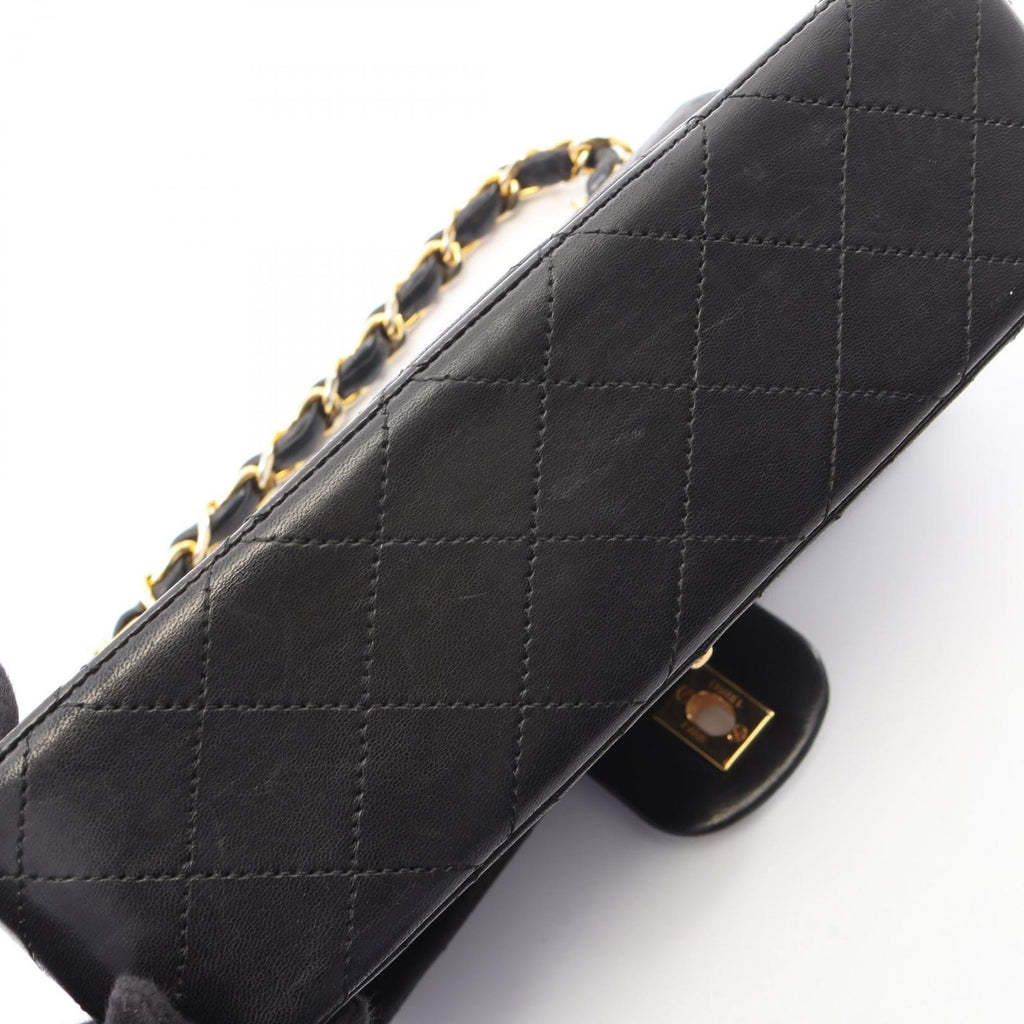 Chanel Handbag Quilted Black Lambskin Top Handle — view 9