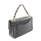 Chanel Handbag Quilted Black Lambskin Top Handle — view 2