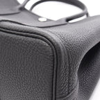 Hermes Tote Garden Party TPM Black Leather — view 6