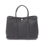 Hermes Tote Garden Party TPM Black Leather