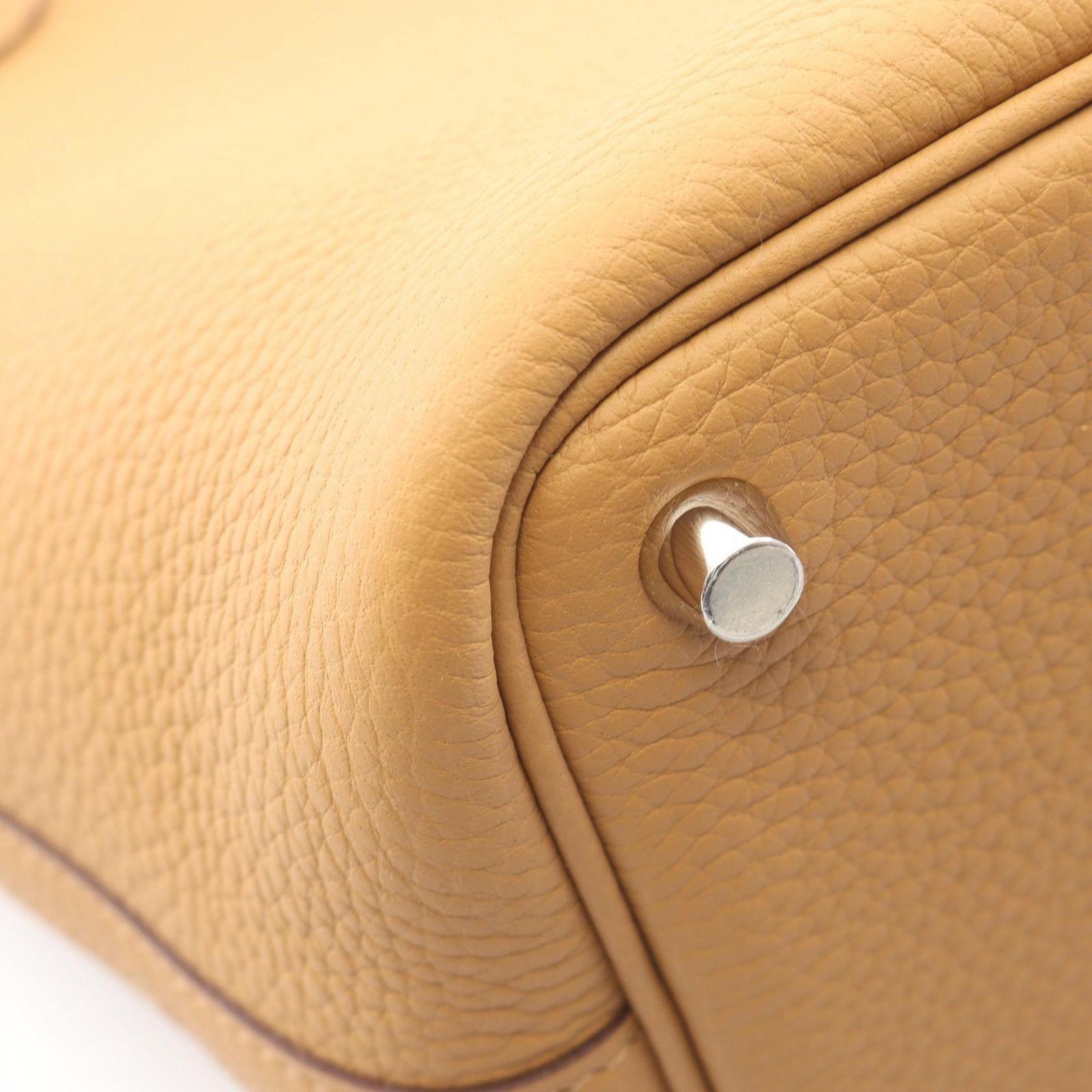 Hermes Handbag Picotin Lock PM Biscuit Leather