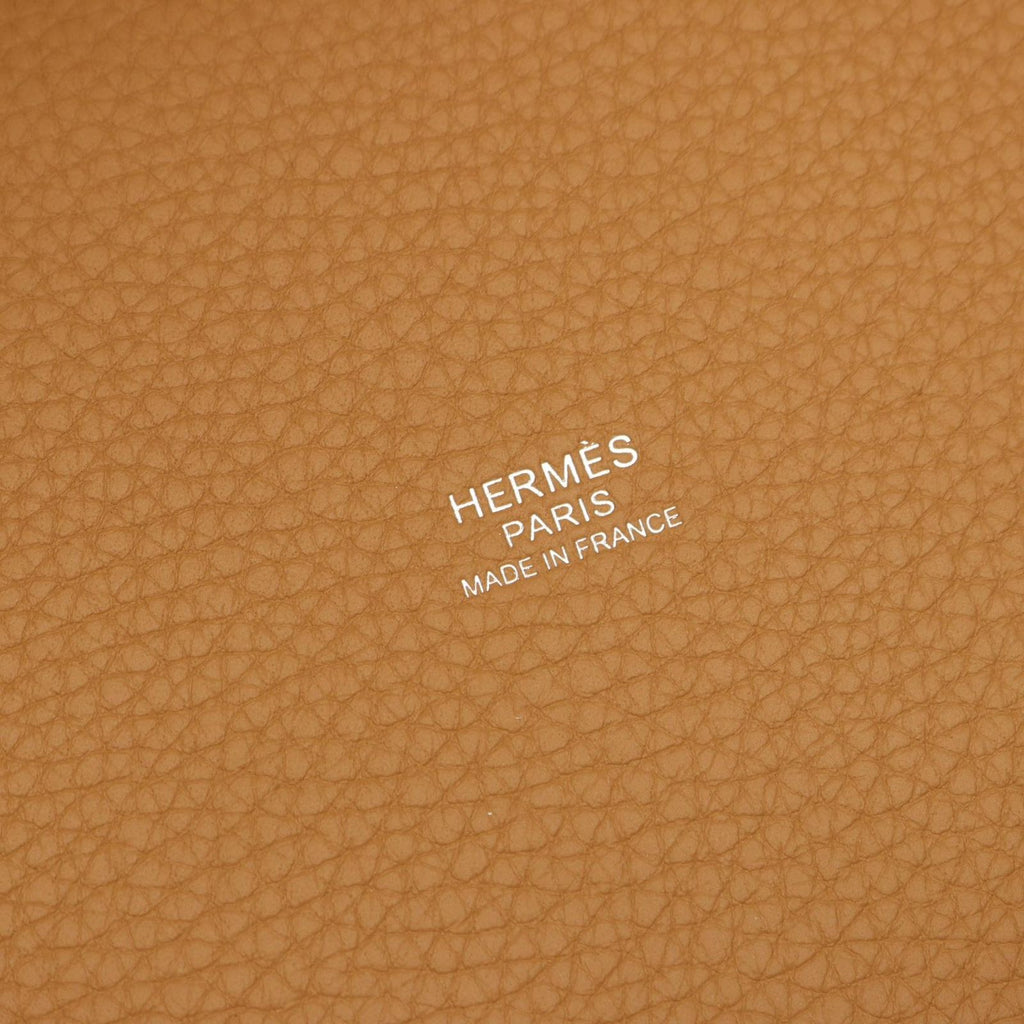 Hermes Handbag Picotin Lock PM Biscuit Leather