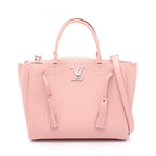 Louis Vuitton Handbag Lockme 2-Way Rose Poodle Leather