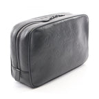 Louis Vuitton Clutch Trousse GM Noir Leather Toilet GM — view 2