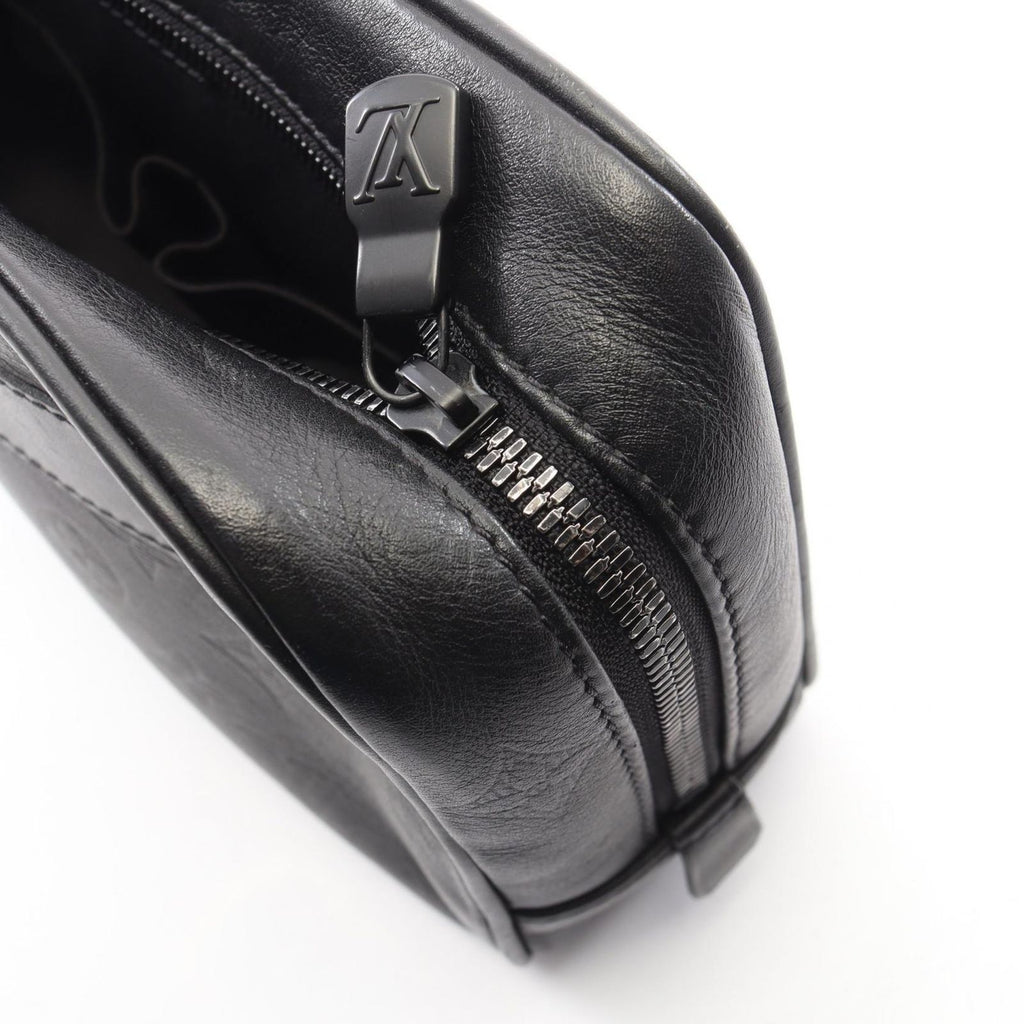 Louis Vuitton Clutch Trousse GM Noir Leather Toilet GM — view 8