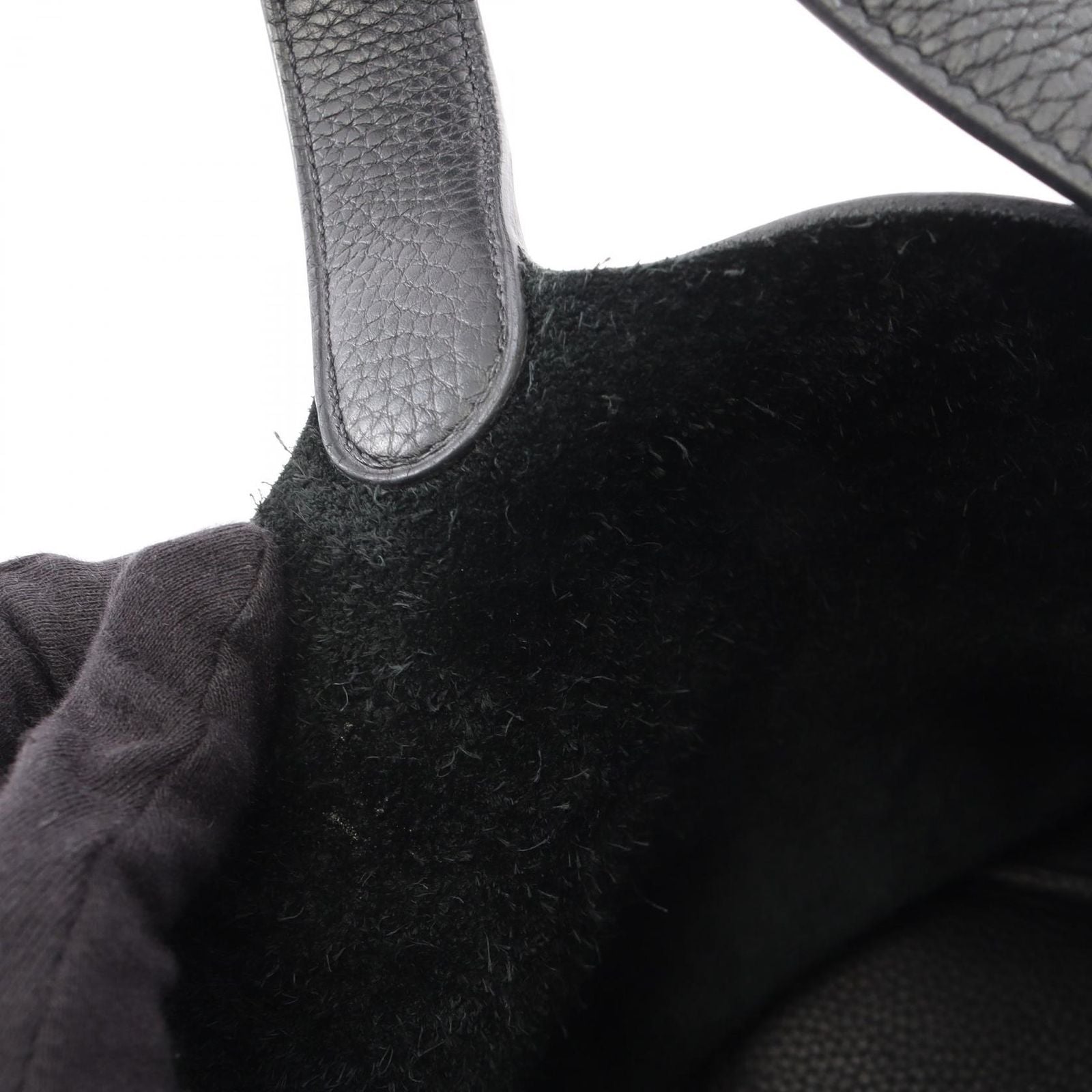 Hermes Handbag Picotin Lock MM Black Leather — view 9