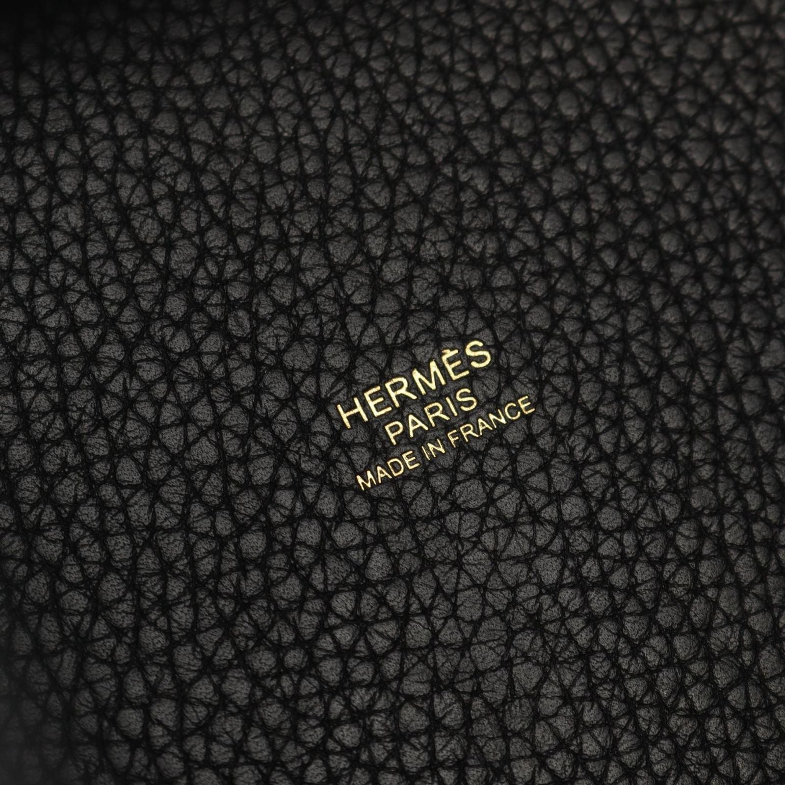 Hermes Handbag Picotin Lock MM Black Leather — view 4