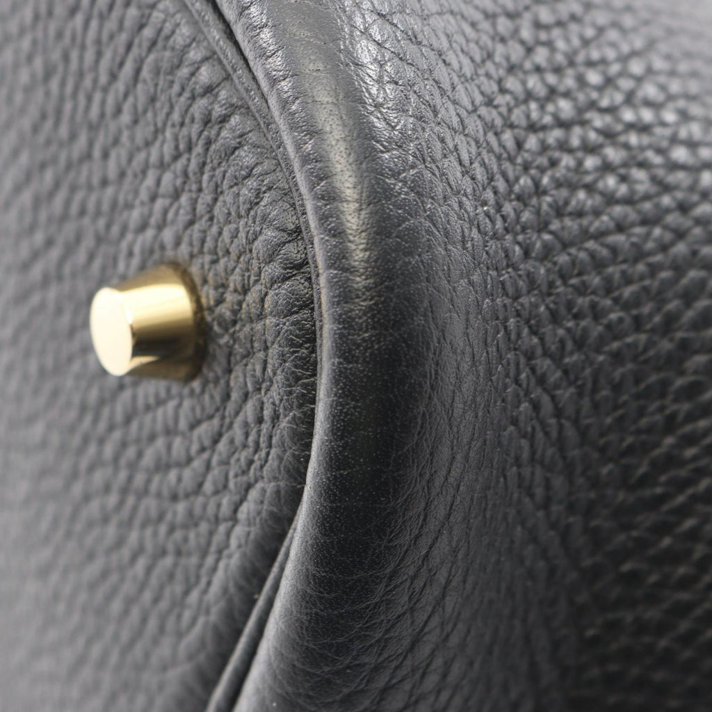 Hermes Handbag Picotin Lock MM Black Leather — view 6