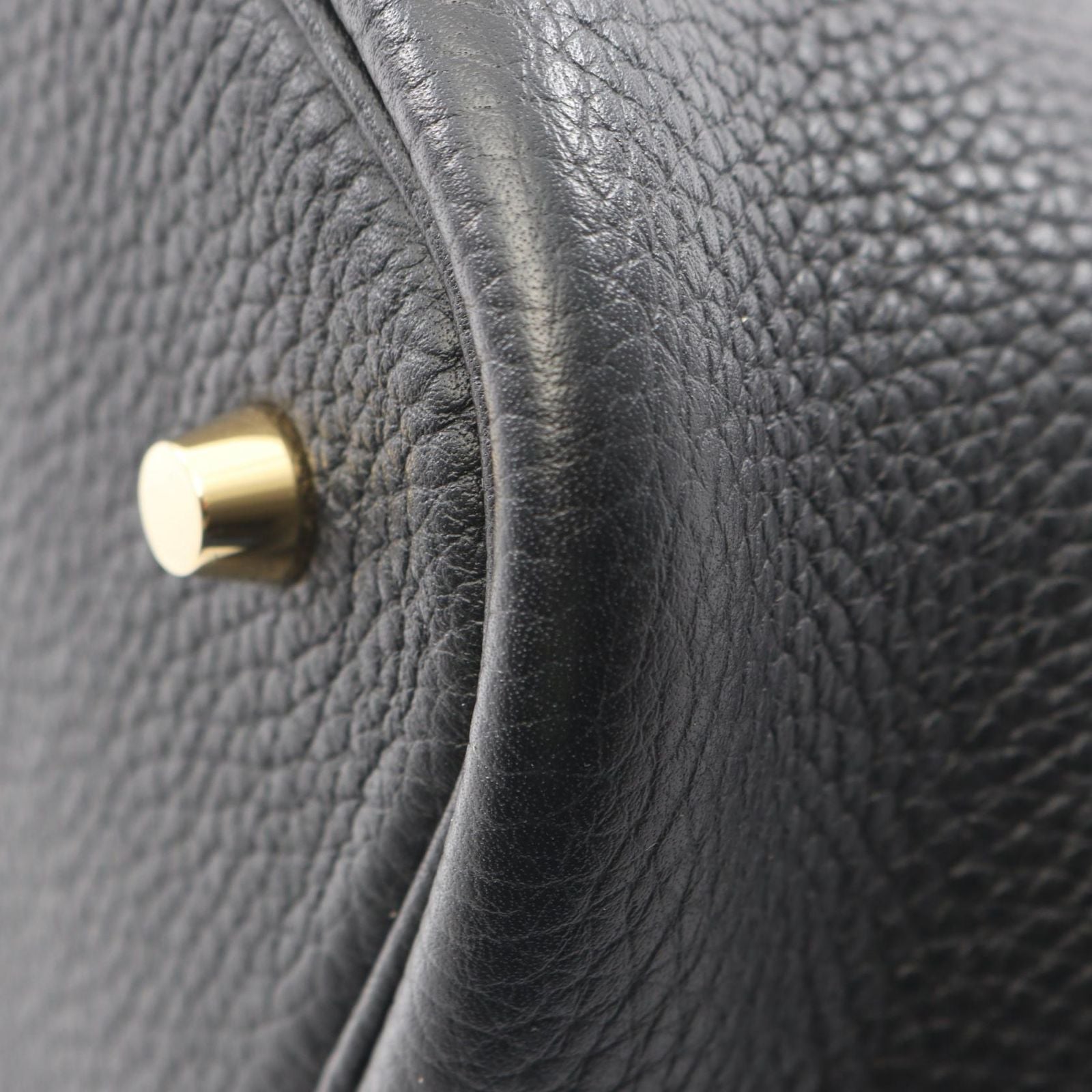 Hermes Handbag Picotin Lock MM Black Leather — view 6