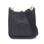 Hermes Shoulder Bag Evelyne TPM Black Leather Amazon