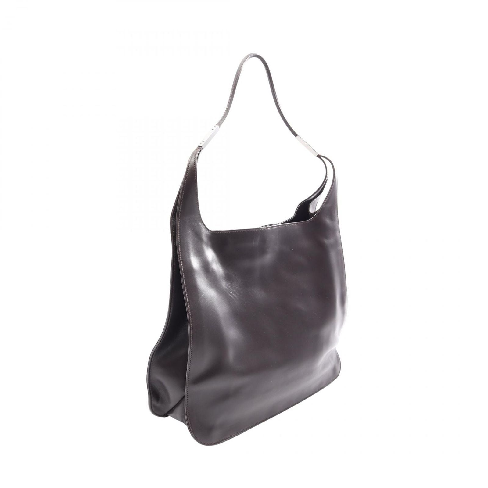 Gucci Shoulder Bag Dark Brown Leather — view 2
