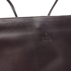 Gucci Shoulder Bag Dark Brown Leather — view 7