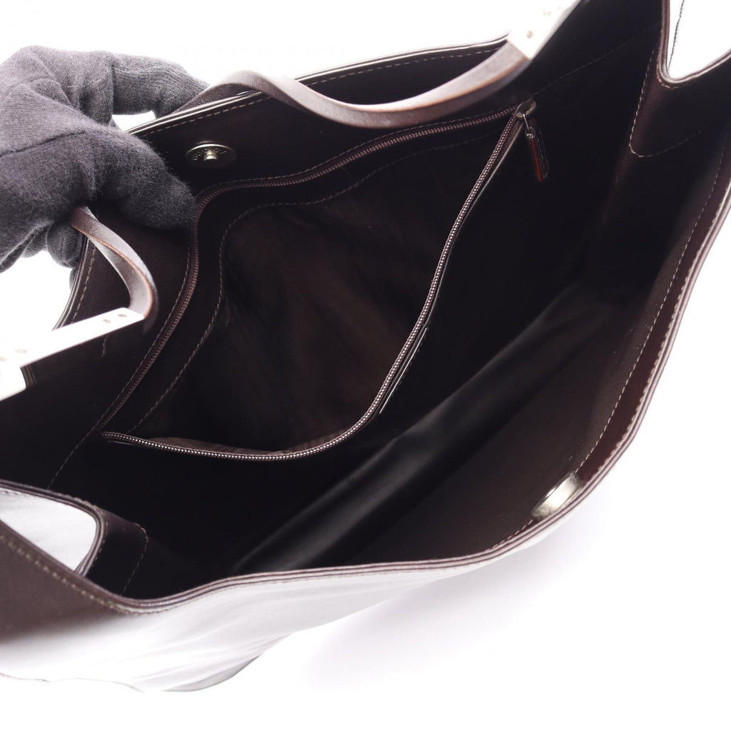 Gucci Shoulder Bag Dark Brown Leather — view 3