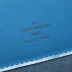 Louis Vuitton Shoulder Bag Cluny Toledo Blue Leather — view 4