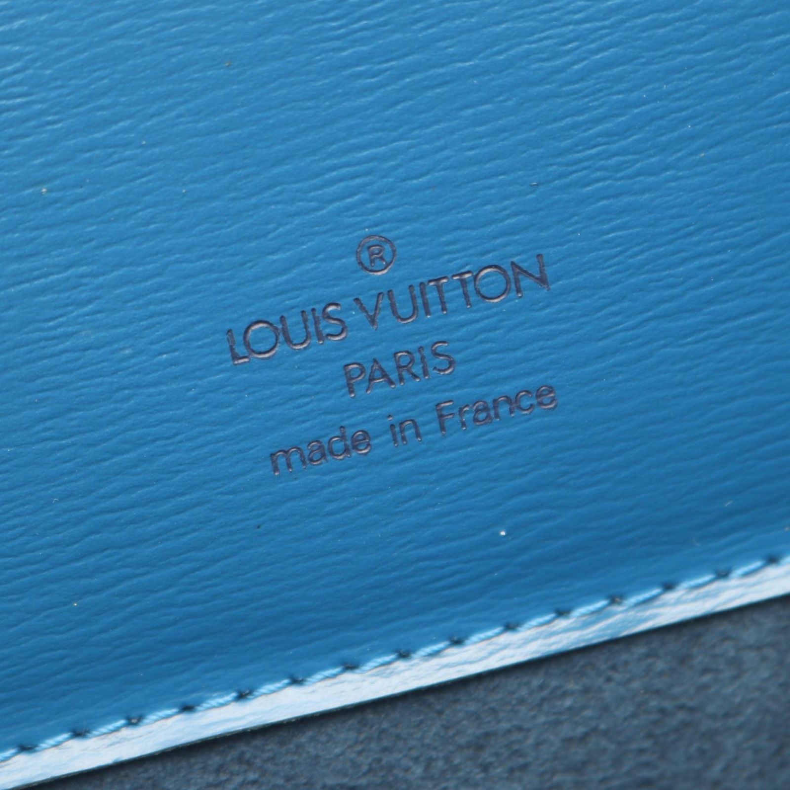 Louis Vuitton Shoulder Bag Cluny Toledo Blue Leather — view 4