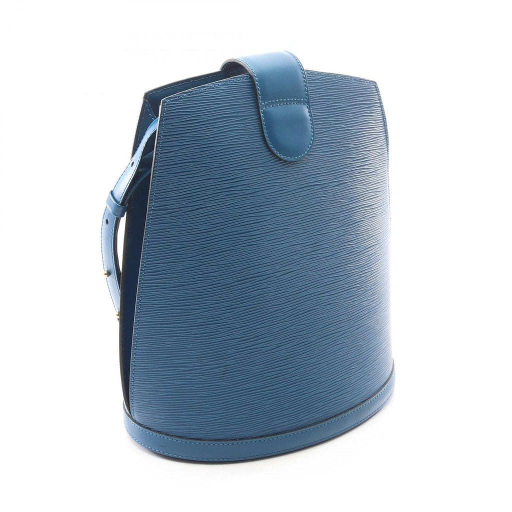 Louis Vuitton Shoulder Bag Cluny Toledo Blue Leather — view 2
