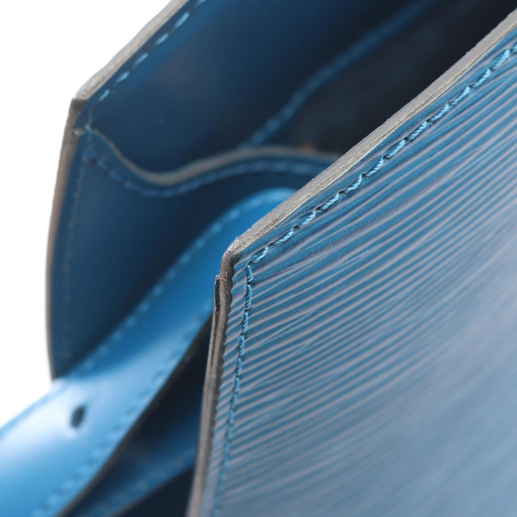 Louis Vuitton Shoulder Bag Cluny Toledo Blue Leather — view 6