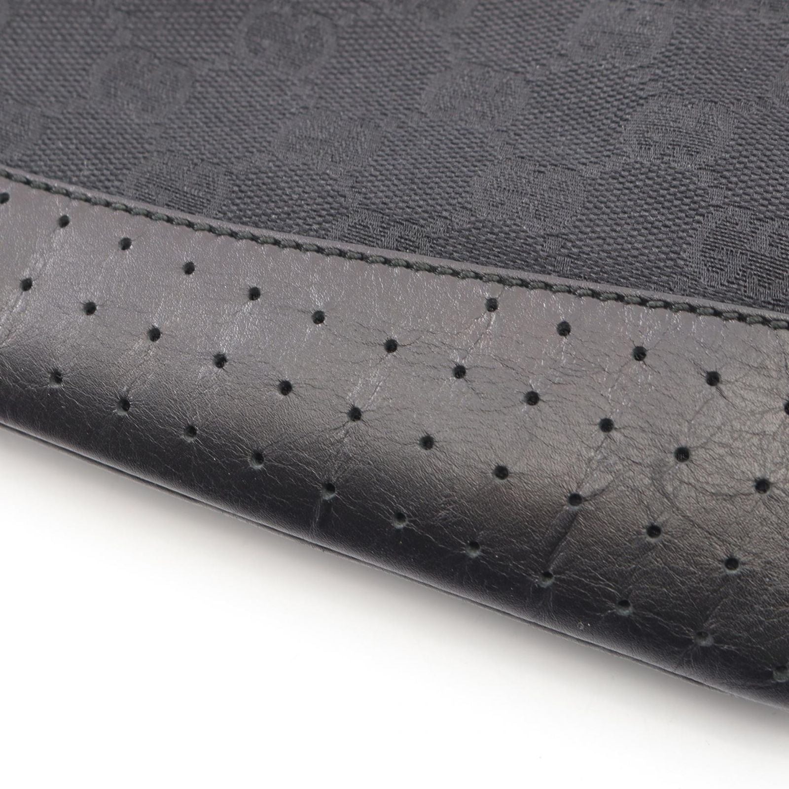 Gucci Shoulder Bag GG Canvas Black — view 6