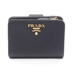 Prada Bifold Wallet Saffiano Metal Leather