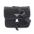 Prada Shoulder Bag Cross Nylon Saffiano Leather