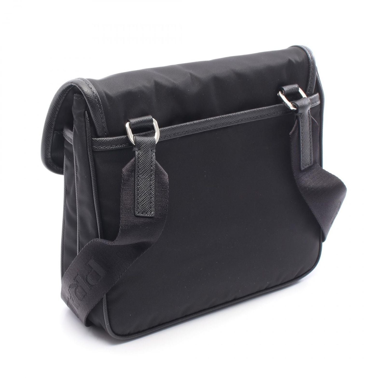 Prada Shoulder Bag Cross Nylon Saffiano Leather — view 2