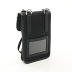 Prada Shoulder Bag Tessuto Saffian Nylon Saffiano Leather — view 2