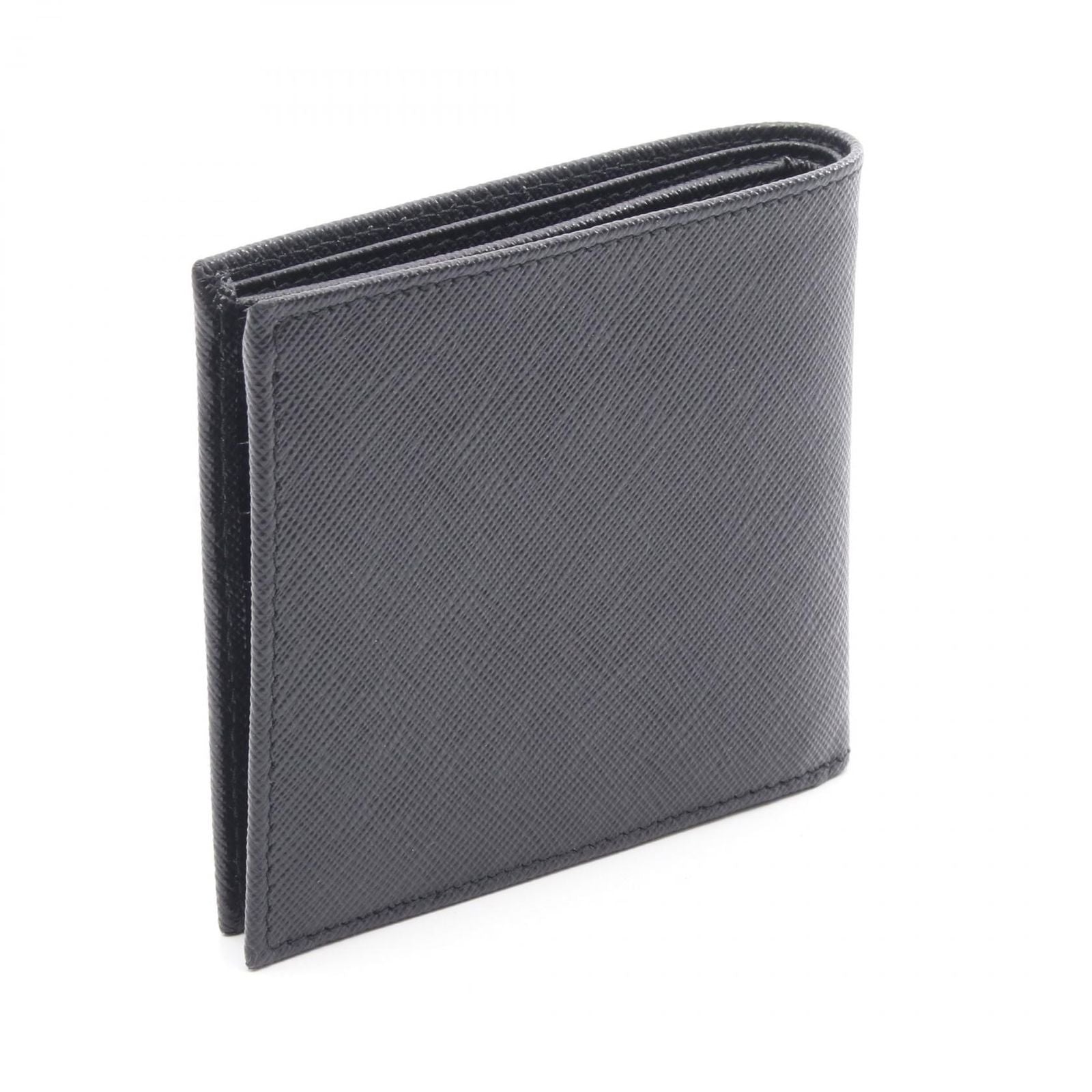 Prada Bifold Wallet Sasaffiano Triang Saffiano Leather — view 2