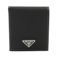 Prada Bifold Wallet Tessuto Saffian Nylon Saffiano Leather