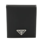 Prada Bifold Wallet Tessuto Saffian Nylon Saffiano Leather