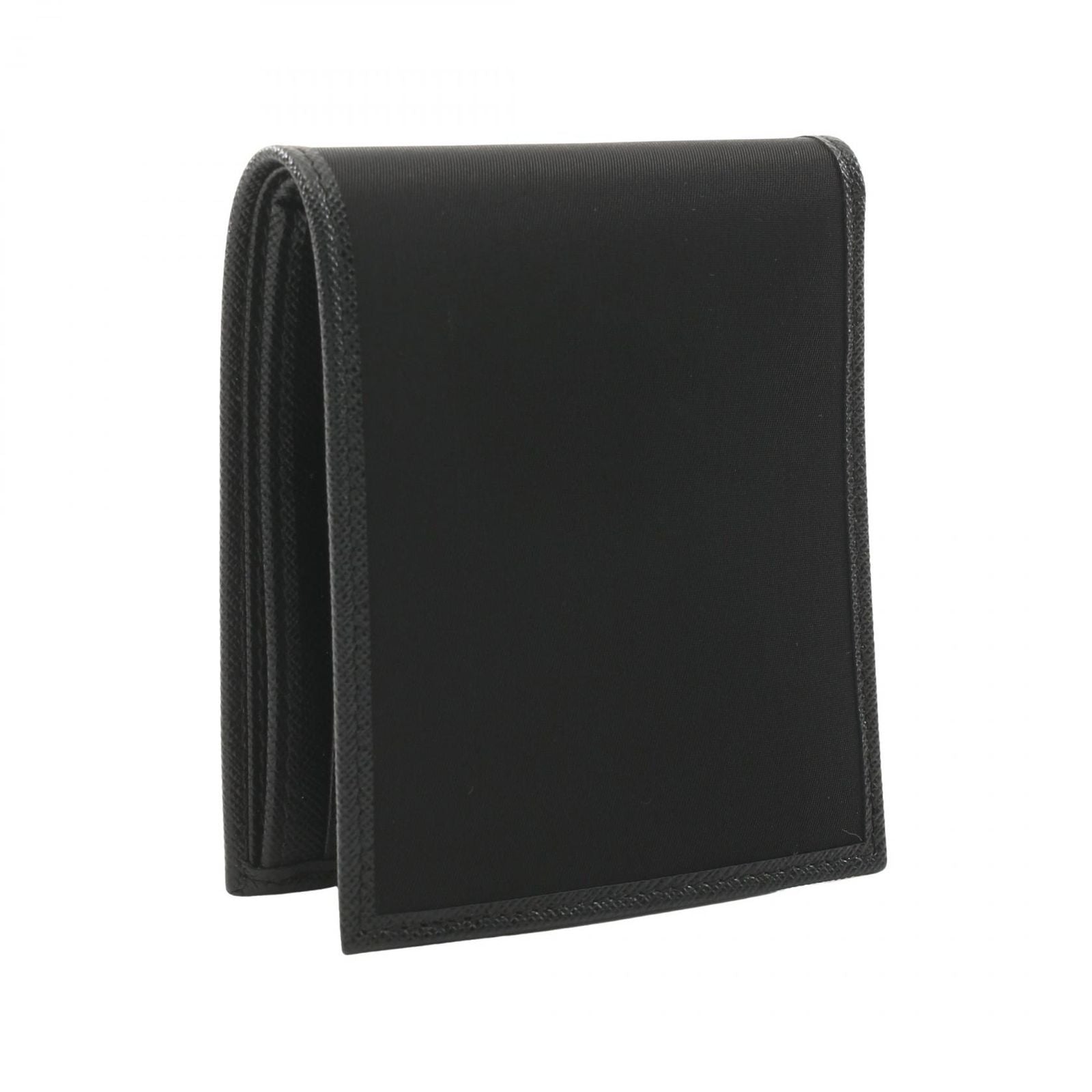 Prada Bifold Wallet Tessuto Saffian Nylon Saffiano Leather — view 2