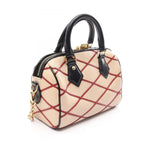 Louis Vuitton Handbag Speedy Bandouliere 20 2-Way Beige Red Leather — view 2
