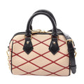 Louis Vuitton Handbag Speedy Bandouliere 20 2-Way Beige Red Leather