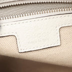 Gucci Shoulder Bag GG Supreme Small Cross White Canvas Leather — view 5