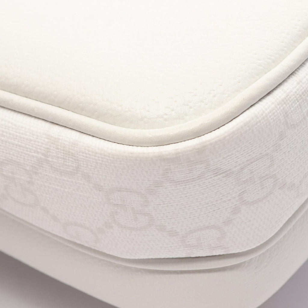 Gucci Shoulder Bag GG Supreme Small Cross White Canvas Leather — view 6