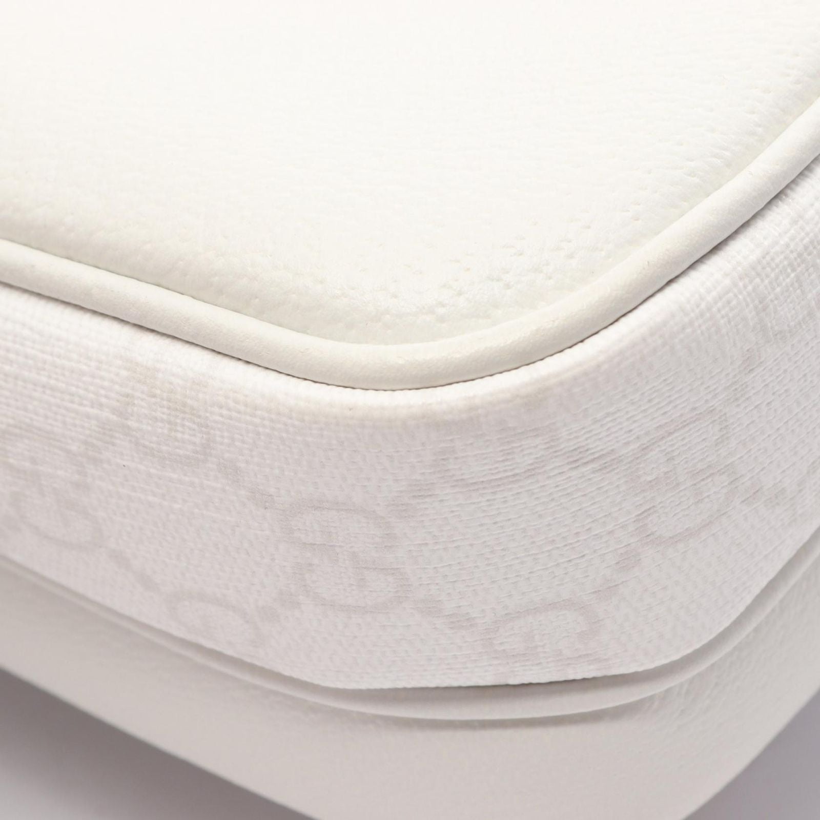 Gucci Shoulder Bag GG Supreme Small Cross White Canvas Leather — view 6