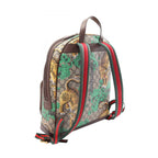 Gucci Backpack GG Supreme Bengal Sherry Line Beige Dark Brown Canvas Leather — view 2
