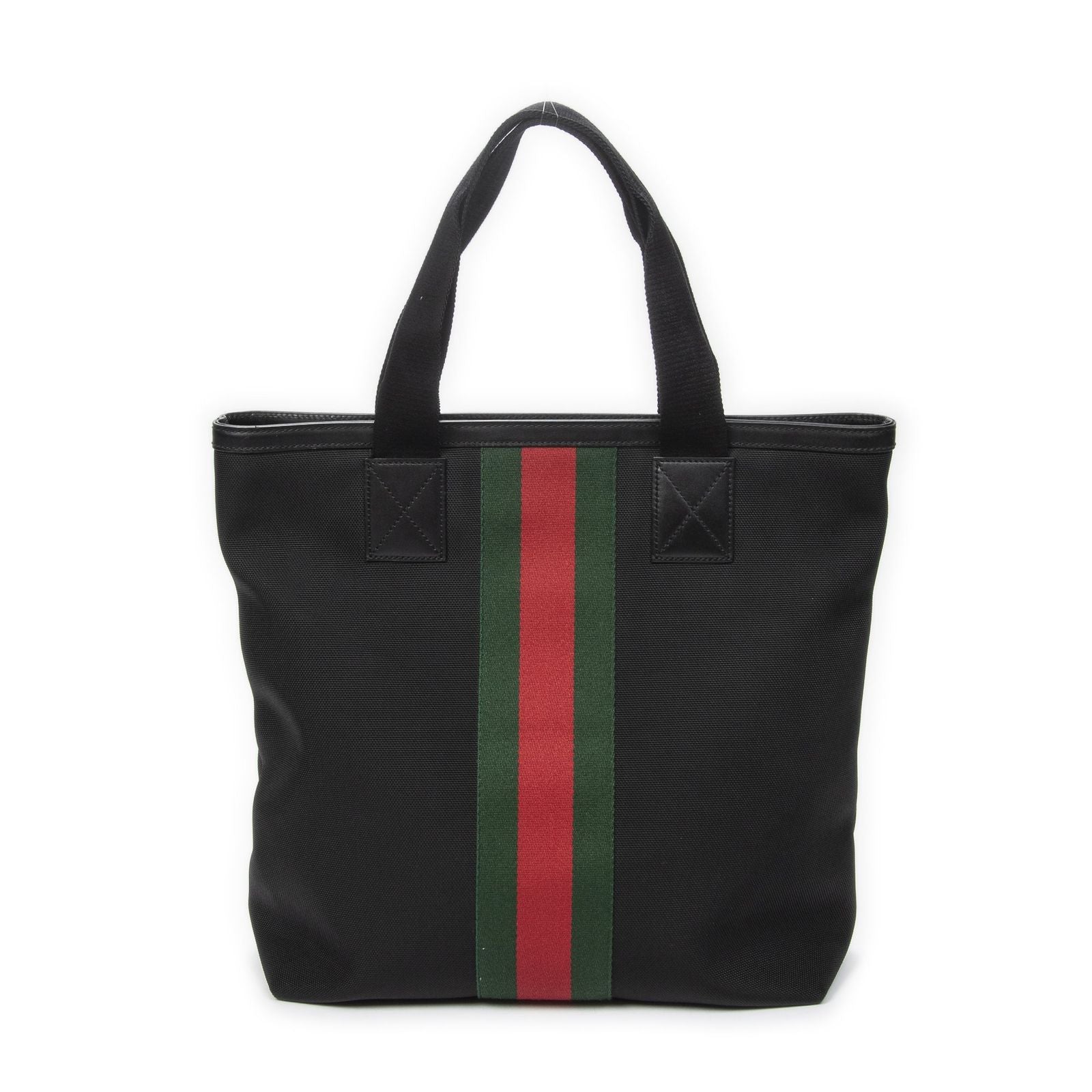 Gucci Web Techno Tote Black Canvas — view 5