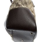 Gucci Bamboo Horsebit Tote Beige Brown GG Canvas — view 8